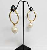 AELYN - Natural Baroque & Golden Premium Swarovski Pearl Set With 14K GF